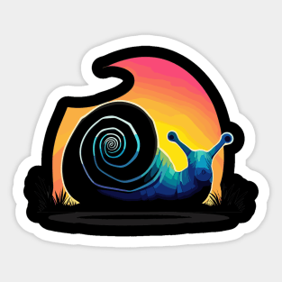 Snail Silhoutte Sticker